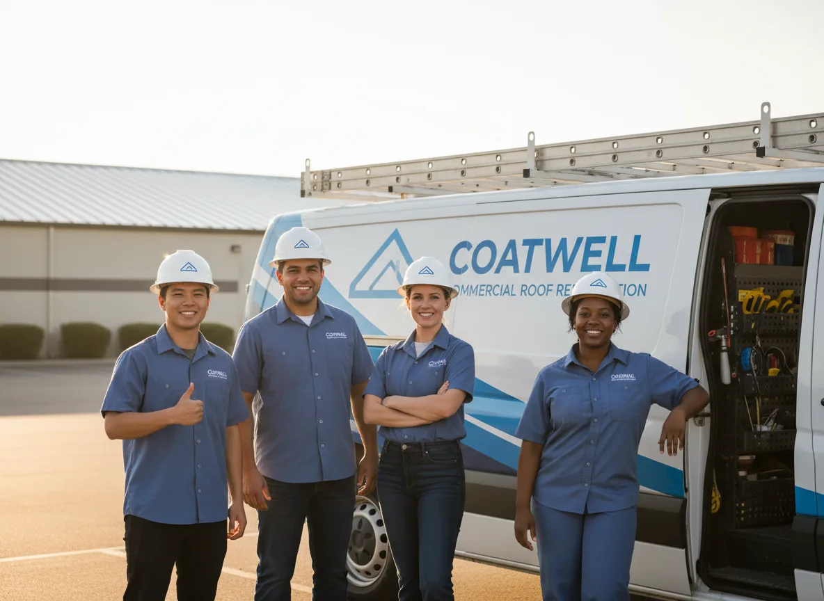 Commercial roof coating company in Vader, WA